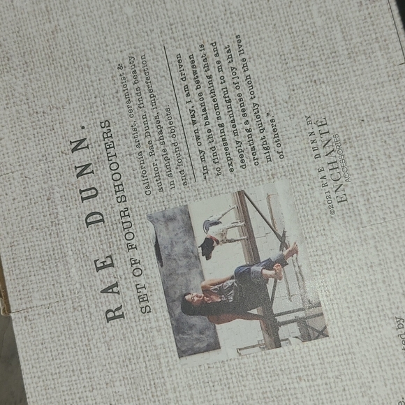 Rae Dunn Shot Glasses - Picture 2 of 3